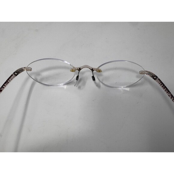 Silhouette SPX 1520 Pink Brown Rimless Eyeglass Frames 50-21-135 Austria Made main image 14